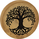 Meinl 15" Native American-Style Hoop Drum, Tree of Life featuring the Celtic tree of life design.